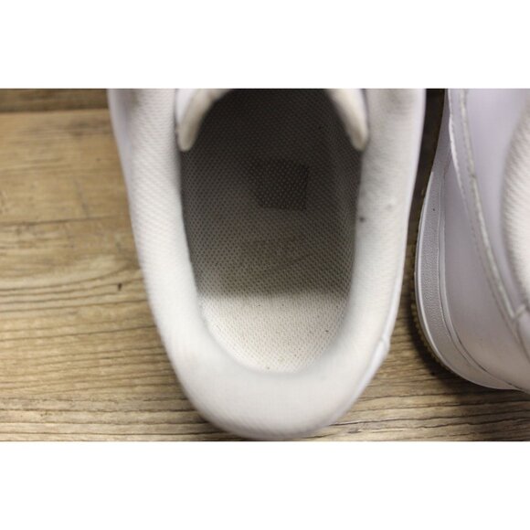 Nike Air Force 1 '07 low top OG white‎ leather gum sole athletic sneakers 11.5 - Picture 15 of 16